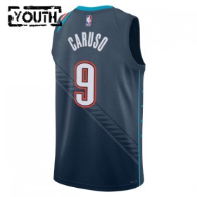 Barn Oklahoma City Thunder Tröja Alex Caruso Nike 2025-26 City Edition Svart Swingman
